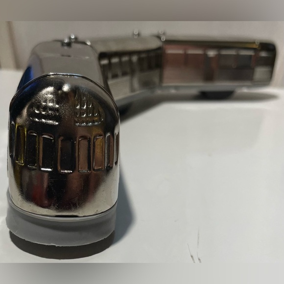 Vintage Schylling Streamliner Collectors 3 Car Chrome Plated Tin Train Toy Train - Picture 1 of 6